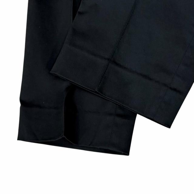 未使用品★MONCLER モンクレール 2024年製 PANTALONE ロゴ刺繍入り センタープレス コットン パンツ ブラック 40 イタリア製 正規品_4