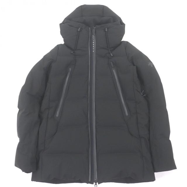 美品□DESCENTE ALLTERRAIN デサント オルテライン 水沢ダウン DOR-C8202 MOUNTAINEER ダウンジャケット ブラック M 日本製 正規品