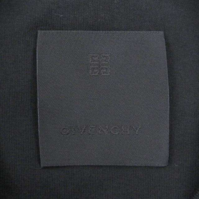 未使用品□GIVENCHY ジバンシィ BM71653Y6B コットン100% リバースロゴ SLIM FIT 半袖Ｔシャツ カットソー ブラック S 正規品 メンズ_4