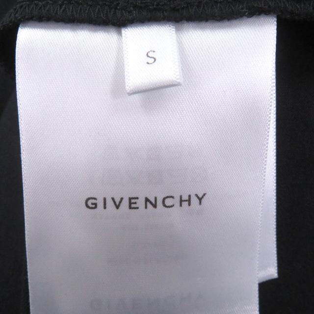 未使用品□GIVENCHY ジバンシィ BM71653Y6B コットン100% リバースロゴ SLIM FIT 半袖Ｔシャツ カットソー ブラック S 正規品 メンズ_5