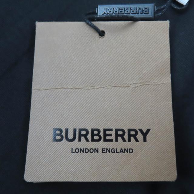 極美品☆BURBERRY バーバリー ニット切替 ラムレザー フード付 パーカー トップス ブラック 38 イタリア製 正規品 レディース