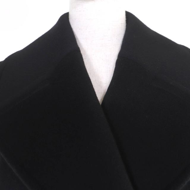 美品☆Alexander McQueen アレキサンダーマックイーン 2023年製 775502 ウール ダブルブレスト コート ブラック 38 正規品 レディース