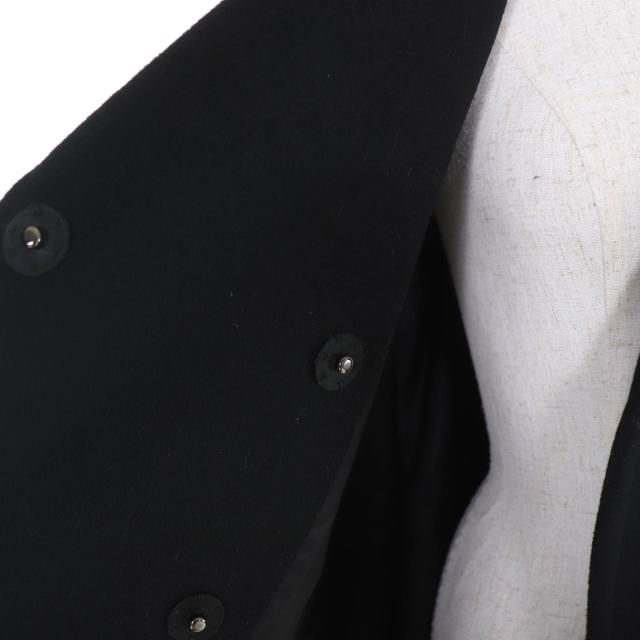 美品☆Alexander McQueen アレキサンダーマックイーン 2023年製 775502 ウール ダブルブレスト コート ブラック 38 正規品 レディース