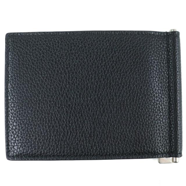 極美品△SAINT LAURENT PARIS サンローランパリ 691633 ロゴ レザー 二つ折り カードケース ビルクリップ ウォレット 現行品 ブラック イタリア製 メンズ オススメ◎ 定価71,500円 極美品△SAINT LAURENT PARIS サンローランパリ 691633 ロゴ レザー 二