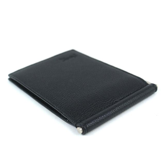 極美品△SAINT LAURENT PARIS サンローランパリ 691633 ロゴ レザー 二つ折り カードケース ビルクリップ ウォレット 現行品 ブラック イタリア製 メンズ オススメ◎ 定価71,500円 極美品△SAINT LAURENT PARIS サンローランパリ 691633 ロゴ レザー 二