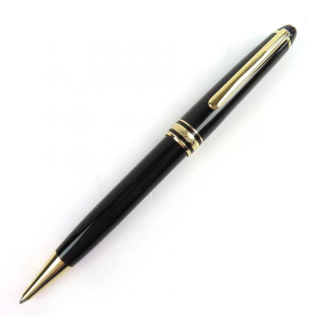 極美品△MONTBLANC モンブラン マイスターシュテュック クラシック Pix ツイスト ボールペン ブラック ゴールド 箱・ケース付 筆記確認済