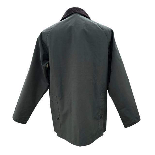 美品▼Barbour バブアー 25AW 252MSP0107 BEDALE ビデイル 2レイヤー 襟コーデュロイ ロゴ刺繍 ZIPUP ノンワックスジャケット 38 正規品_3