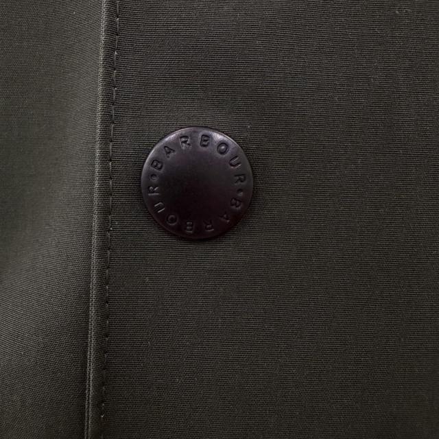 美品▼Barbour バブアー 25AW 252MSP0107 BEDALE ビデイル 2レイヤー 襟コーデュロイ ロゴ刺繍 ZIPUP ノンワックスジャケット 38 正規品_5