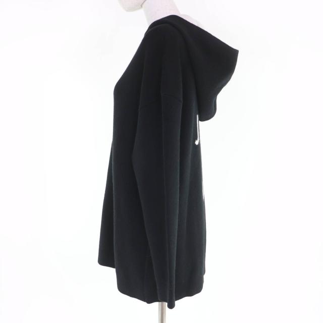 美品☆Christian Dior クリスチャンディオール 844S92AM009 J’ADIOR カシミヤ ニット パーカー ブラック 40 伊製 正規品 レディース_1