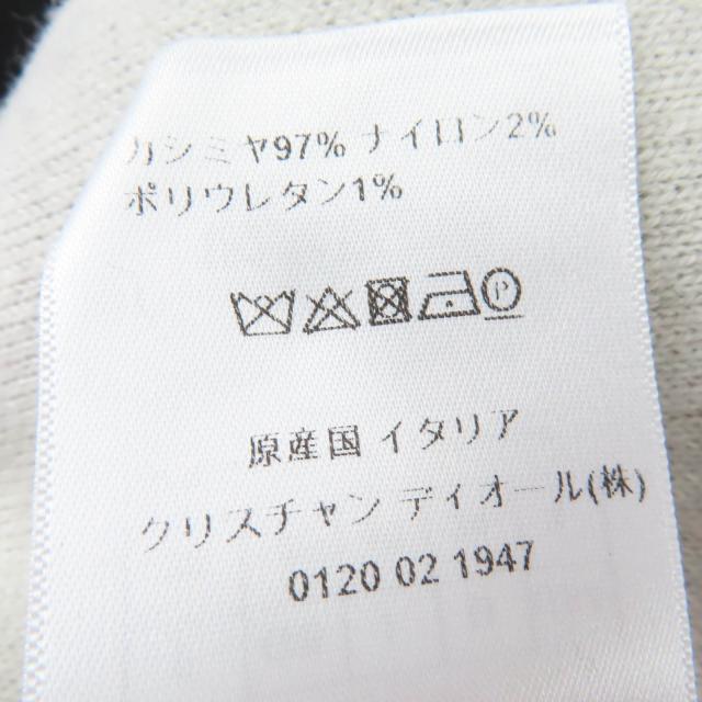 美品☆Christian Dior クリスチャンディオール 844S92AM009 J’ADIOR カシミヤ ニット パーカー ブラック 40 伊製 正規品 レディース_7