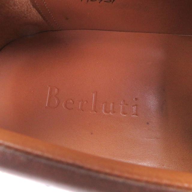 良品□Berluti ベルルッティ パティーヌレザー オルガ期 ニューウルティマ ドレスシューズ ブラウン 7 箱付き イタリア製 メンズ_6