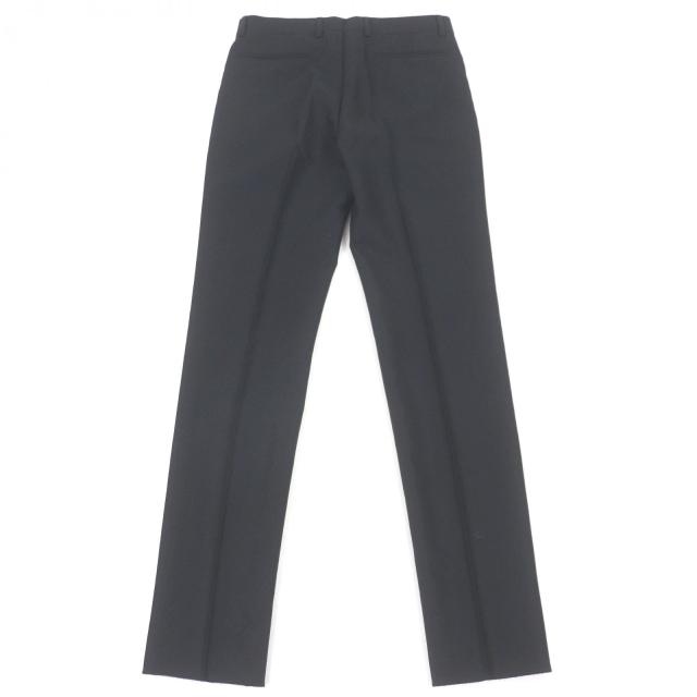 未使用品□DIOR ディオール オム 013C120A4441 ウール モヘア センタープレス スラックス トラウザーズ 黒 46 イタリア製 正規品 メンズ_1