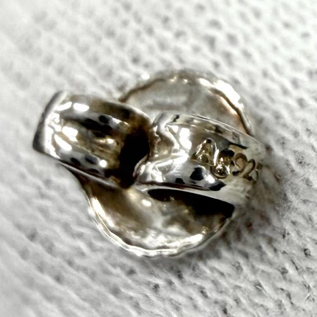 極美品★TIFFANY&Co. ティファニー エルサペレッティ ダイヤモンド バイザヤード ピアス 925 シルバー 総重量0.9g レディース 箱付き_7