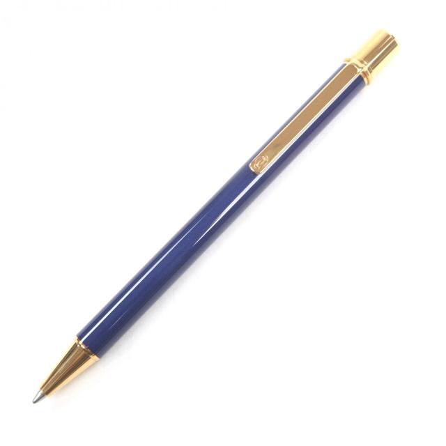 極美品□Cartier カルティエ ヴィンテージ マスト ドゥ カルティエ ツイスト式 ボールペン ブルー ゴールド フランス製 メンズ 筆記確認済み箱付き 極美品□Cartier カルティエ ヴィンテージ マスト ドゥ カルティエ