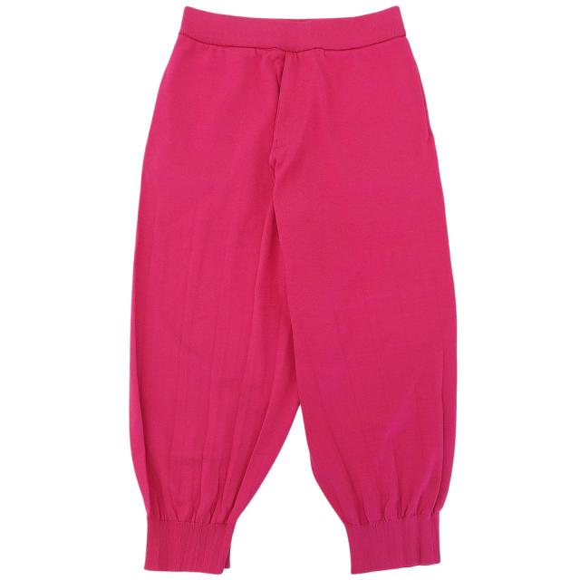 極美品▲ISSEY MIYAKE MEN イッセイミヤケ メン ME93KF125 プリーツ イージーバルーンパンツ ニットパンツ マゼンタ系 1 日本製 正規品