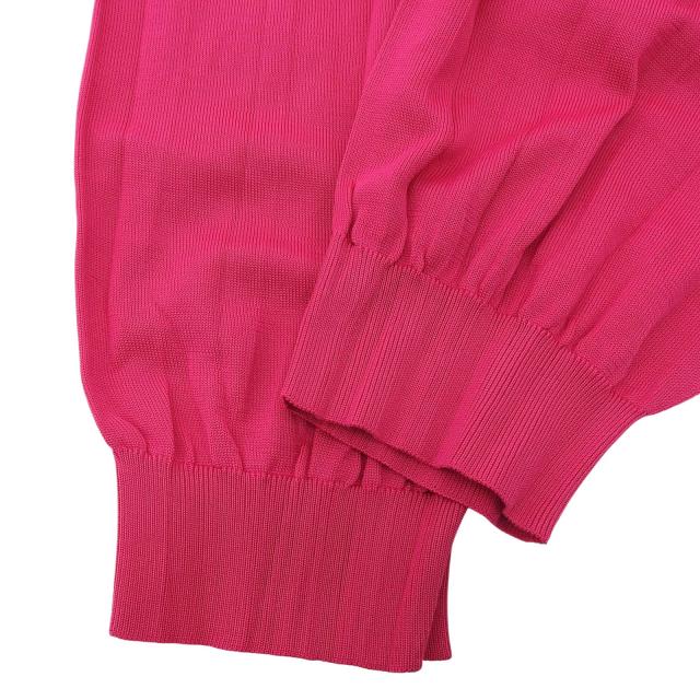 極美品▲ISSEY MIYAKE MEN イッセイミヤケ メン ME93KF125 プリーツ イージーバルーンパンツ ニットパンツ マゼンタ系 1 日本製 正規品_3
