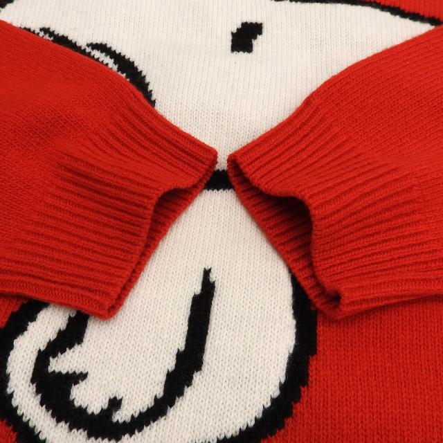 美品▲GUCCI グッチ 439702 ウール100％ Snoopy スヌーピー バックタイガーデザイン ニット セーター XL イタリア製 正規品 レディース