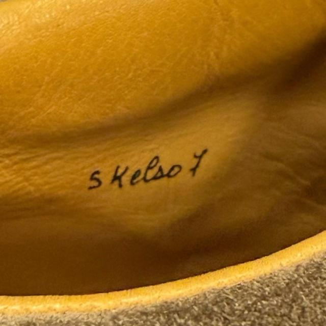 良品▼John Lobb ジョンロブ KELSO ケルソ レザー シボ革 アシュビーソール レースアップ チャッカブーツ アンクルブーツ ブラウン 7_6