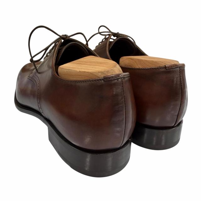 未使用品▼PRADA プラダ 2EB138 パンチング メダリオン レザーシューズ ブラウン 5 (24.0〜24.5cm) 箱・保存袋付き イタリア製 メンズ_3