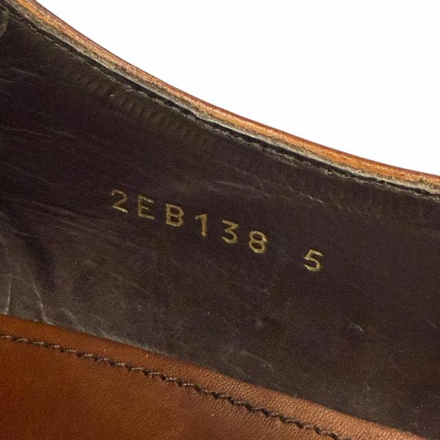 未使用品▼PRADA プラダ 2EB138 パンチング メダリオン レザーシューズ ブラウン 5 (24.0〜24.5cm) 箱・保存袋付き イタリア製 メンズ_7