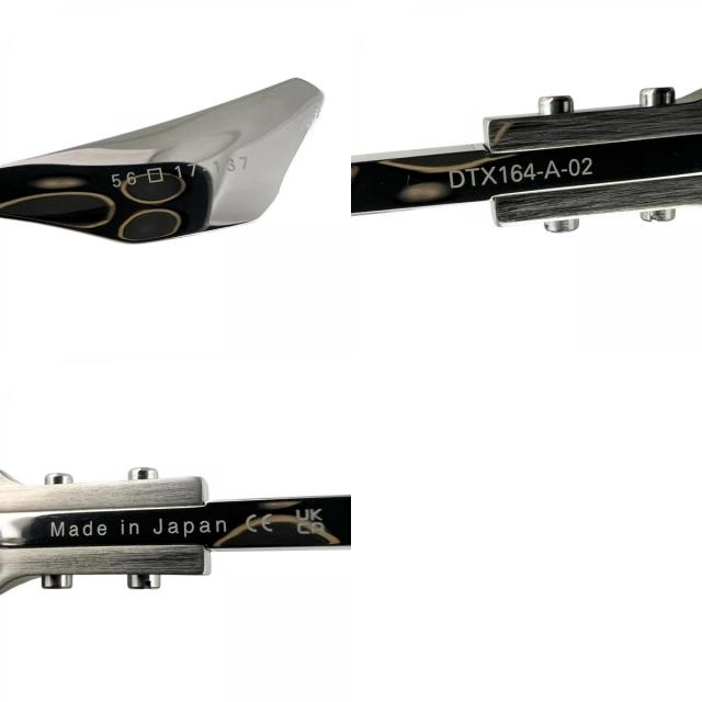 極美品▲DITA ディータ DTX164 GRAND IMPERYN ツーポイント リムレス サングラス シルバー クリアブルー 56□17 137_9