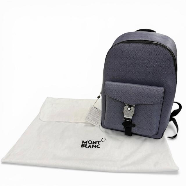 未使用品▼MONTBLANC モンブラン 198822 エクストリーム 3.0 バックパック M LOCK 4810 カウハイドレザー ラベンダーグレー_1