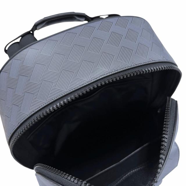 未使用品▼MONTBLANC モンブラン 198822 エクストリーム 3.0 バックパック M LOCK 4810 カウハイドレザー ラベンダーグレー_6