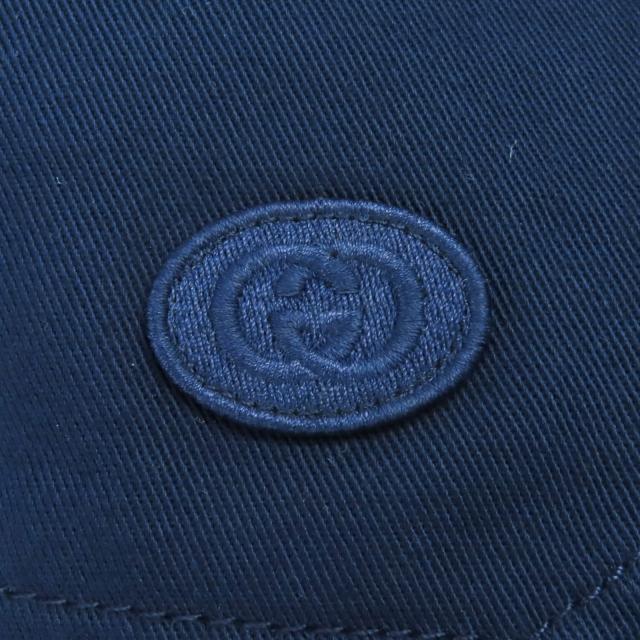 【ドンドン見直し】美品△GUCCI グッチ 696755 コットン100％ ロゴワッペン ウェブライントラックパンツ ネイビー レッド 44 正規品_7