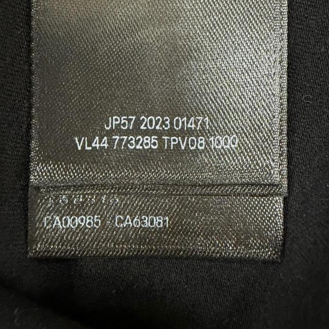 未使用品◇BALENCIAGA バレンシアガ 24SS 773285 コットン ストレッチ ロングスリーブ カットソー 長袖Ｔシャツ 黒 L 正規品 レディース_6