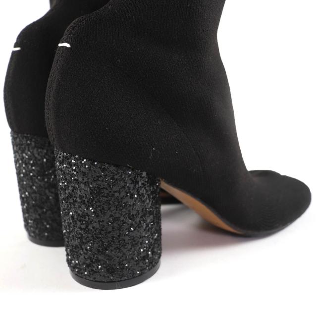 未当てはめる品☆Maison Margiela 22 メゾンマルジェラ22 S58WW0082 Tabi タビ ニーハイブーツ 黒いこと 37.5 イタリア製 箱・保護すること袋付き添い人