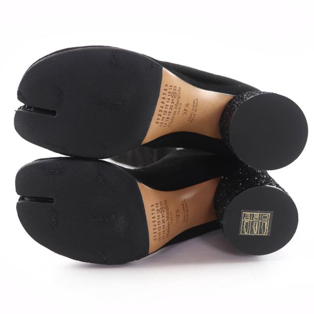 未当てはめる品☆Maison Margiela 22 メゾンマルジェラ22 S58WW0082 Tabi タビ ニーハイブーツ 黒いこと 37.5 イタリア製 箱・保護すること袋付き添い人