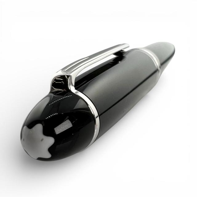 美品▲MONTBLANC モンブラン マイスターシュテュック ー ル・グラン ホワイトスター ボールペン ブラック シルバー ドイツ製 メンズ_2