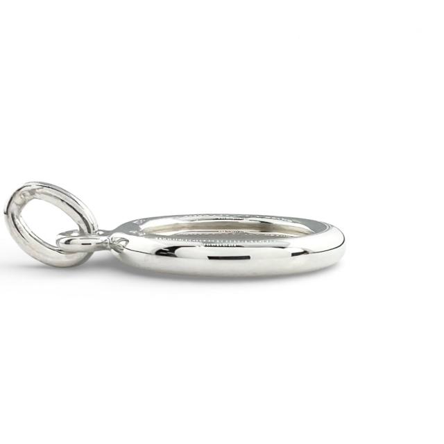 極美品▲HERMES エルメス AG925 AU750 セリエ コンビ ペンダントトップ ネックレストップ シルバー ゴールド 重量6.6g レディース_3