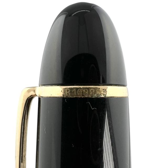 美品▲MONTBLANC モンブラン マイスターシュテュック 149 ペン先18K Mニブ ホワイトスター 万年筆 ブラック ゴールド ドイツ製 メンズ