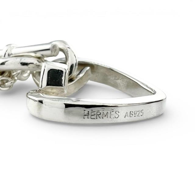 美品▲HERMES エルメス クルードフォルジュ ハート ネックレス ペンダント AG925 シルバー 保存袋・ケース付き 重量10g レディース_6