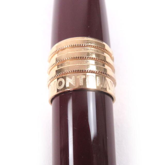 美品□MONTBLANC モンブラン 132125 ジョン・F・ケネディ スペシャルエディション ボールペン ボルドー ゴールド ドイツ製 筆記確認済み
