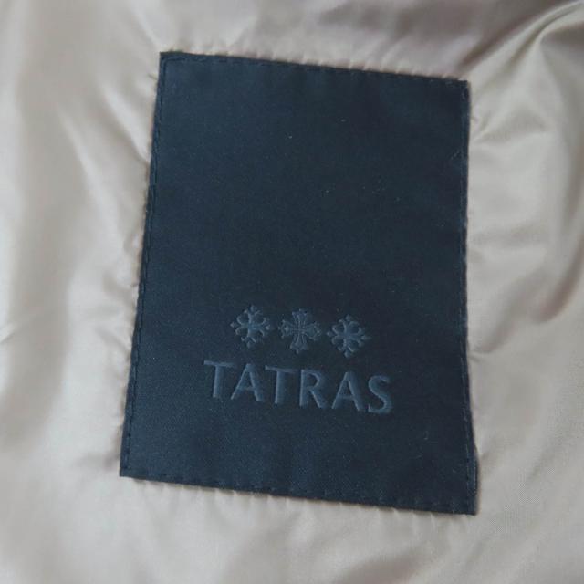 極美品☆TATRAS タトラス LTK19S4201 PANTELLERIA ベルト・フード付 ZIP UP ダウンベスト ベージュ 03 正規品 レディース_6
