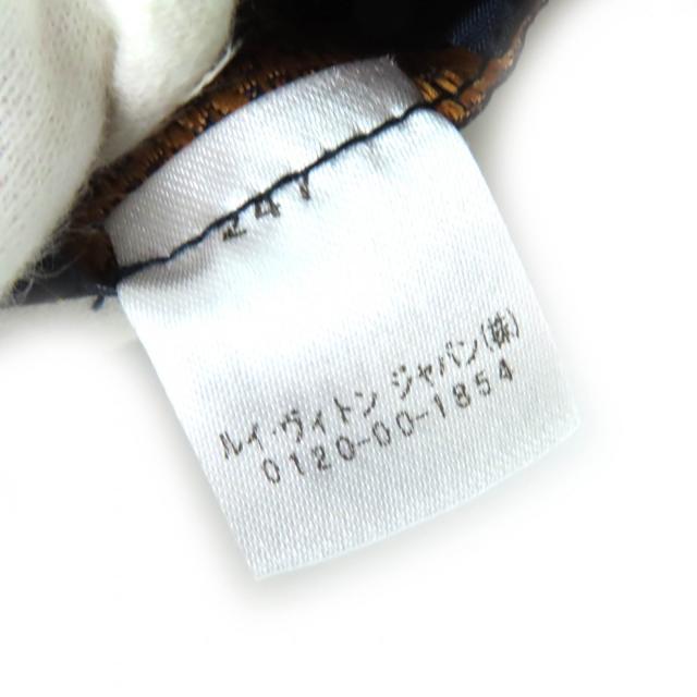 美品△LOUIS VUITTON ルイヴィトン M71383 エシャルプ ロゴマニア シャイン ウール シルク マフラー マロン ブラウン イタリア製 正規品_6