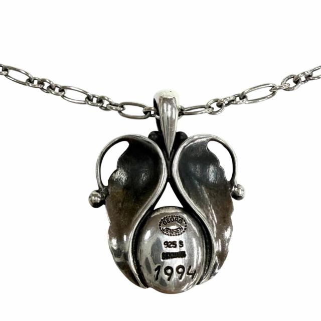 美品◇Georg Jensen ジョージジェンセン 1994 925 ガーネット イヤー 