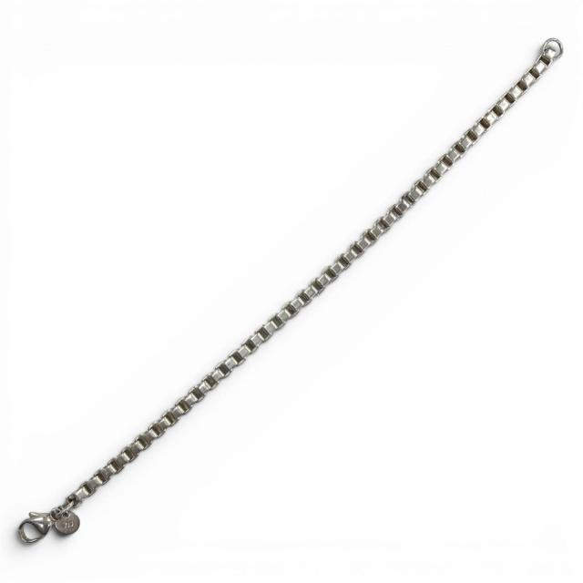 美品◇TIFFANY&Co. ティファニー ベネチアン リンク 925 チェーン ブレスレット アクセサリー シルバー 重量14.83g レディース_4