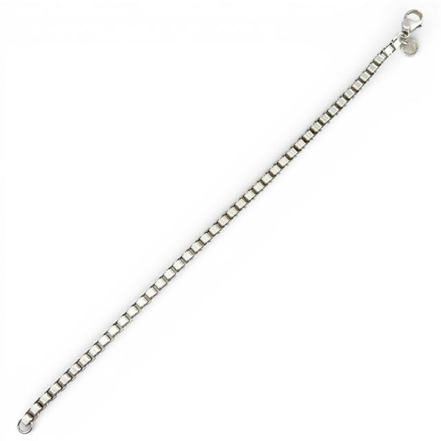 美品▲TIFFANY&Co. ティファニー ベネチアン ブレスレット アクセサリー AG925 全長19cm シルバー 重量15.7g メンズ_1