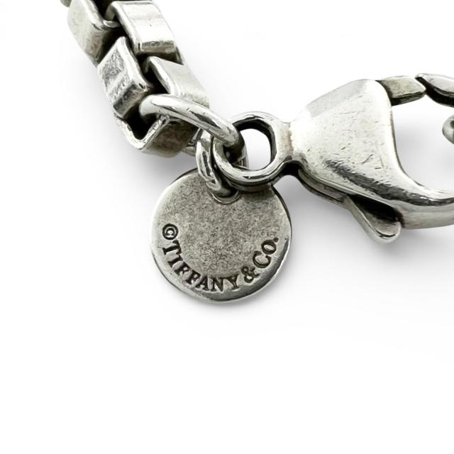 美品▲TIFFANY&Co. ティファニー ベネチアン ブレスレット アクセサリー AG925 全長19cm シルバー 重量15.7g メンズ_3