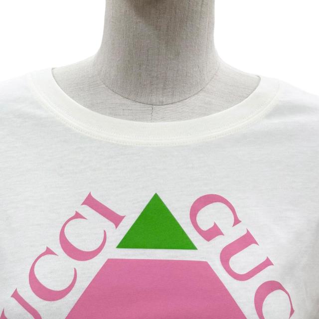 極美品▲GUCCI グッチ 717422 コットン100％ インターロッキングG 半袖Ｔシャツ ホワイト S 箱付き イタリア製 正規品 メンズ_3