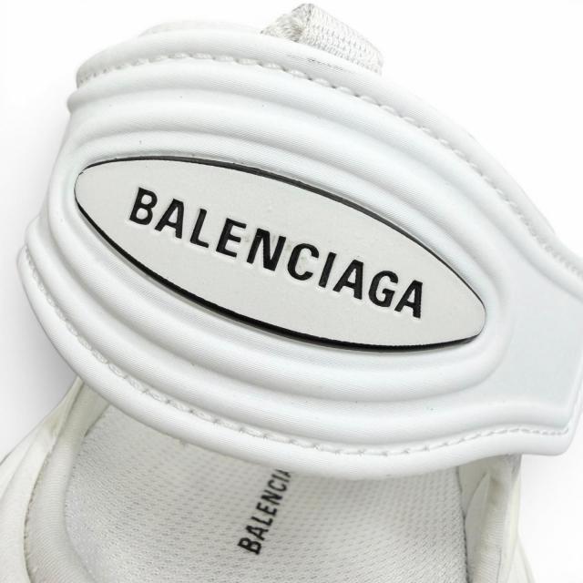 極美品▼BALENCIAGA バレンシアガ 617542 Track トラック レザー ラバー ロゴ ベルクロストラップ サンダル ホワイト 29 メンズ_7