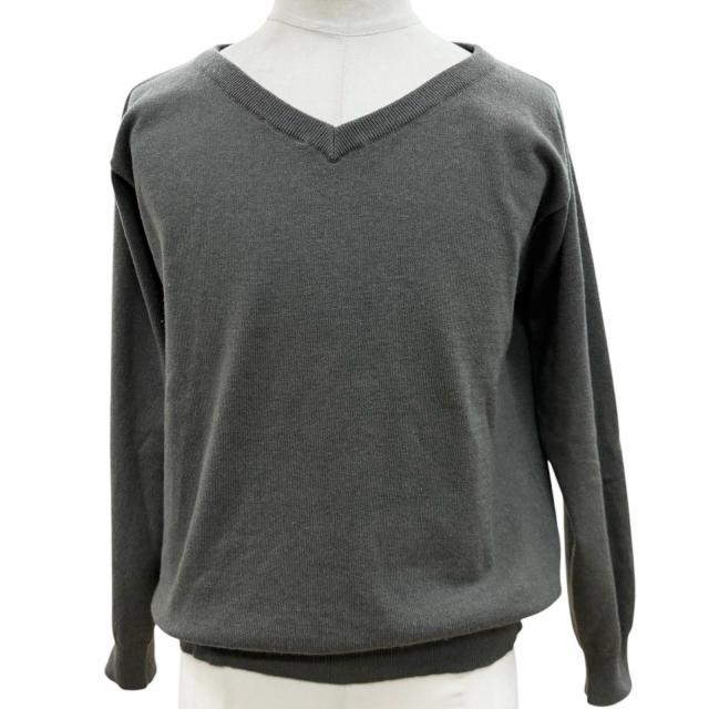 極美品▽Brunello Cucinelli ブルネロクチネリ カシミヤ100% Vネック