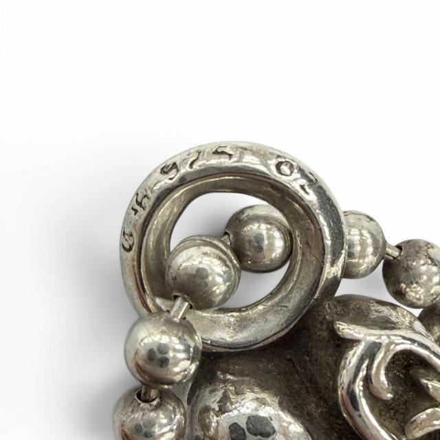 極美品▼CHROME HEARTS クロムハーツ 925 ハートスタック ボールチェーン ネックレス シルバー 30インチ 総重量11.54g メンズ レディース_4