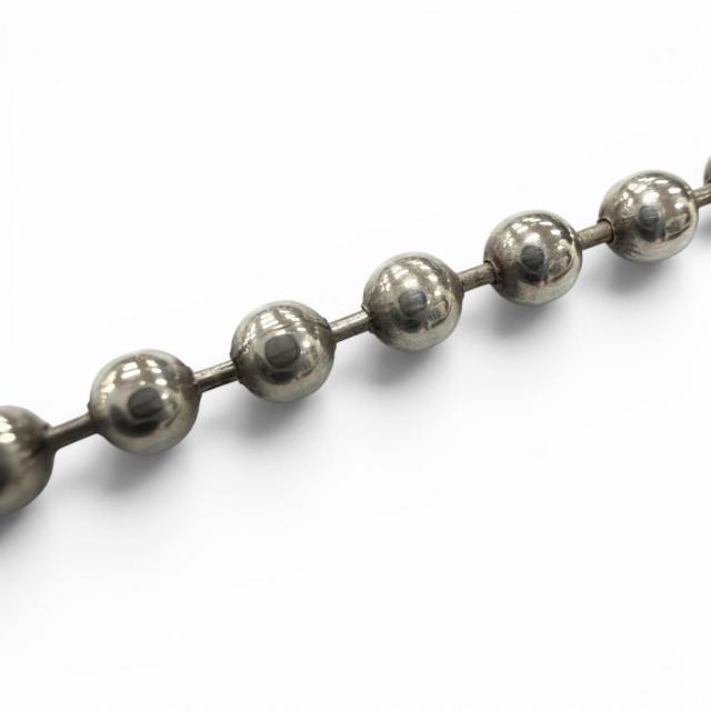 極美品▼CHROME HEARTS クロムハーツ 925 ハートスタック ボールチェーン ネックレス シルバー 30インチ 総重量11.54g メンズ レディース_5