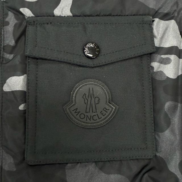 未使用品△MONCLER モンクレール DRUMS GILET カモフラージュ柄 迷彩柄 ダウンベスト ブラック グレー 8anni 130cm 正規品 キッズ_5