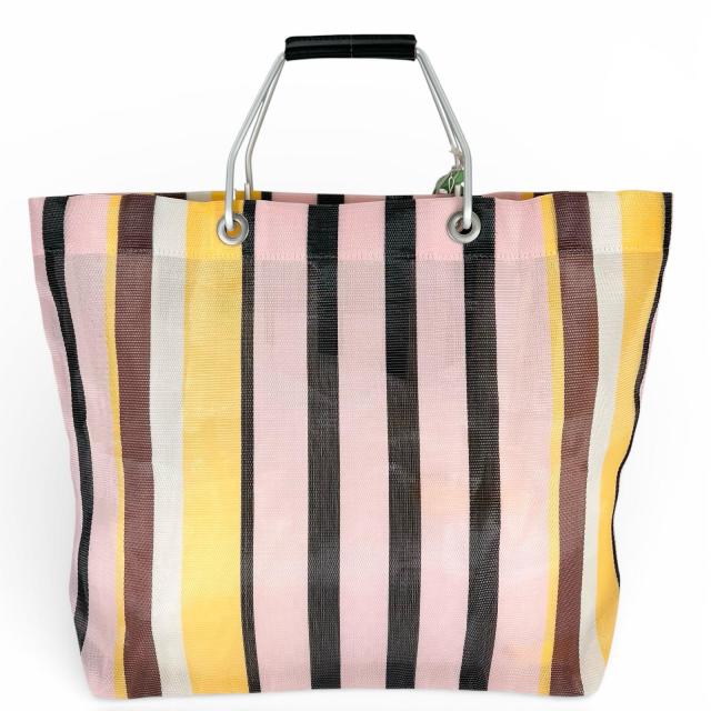 未使用品▲MARNI マルニ SHMHR08A01 フラワーカフェ マルニマーケット ストライプ ハンドバッグ マルチカラー UNI 正規品 レディース_2