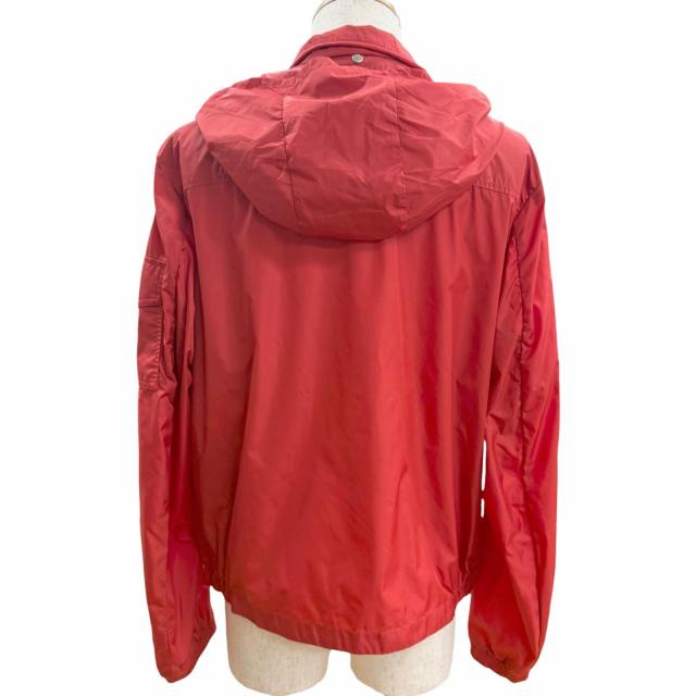 極美品□MONCLER モンクレール KERALLE GIUBBOTTO ロゴワッペン フーデッド ブルゾンジャケット ウィンドブレーカー レッド 3 正規品_3